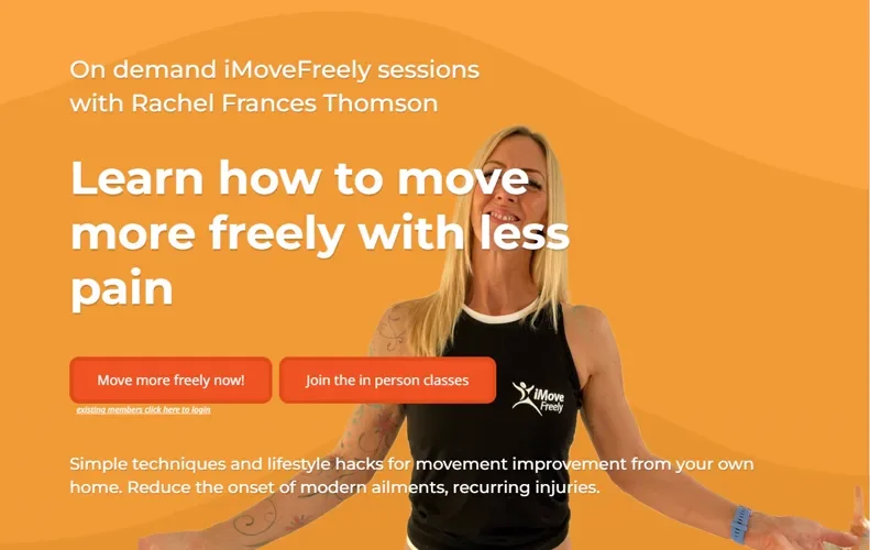 The iMoveFreely website — built and hosted by Advanta